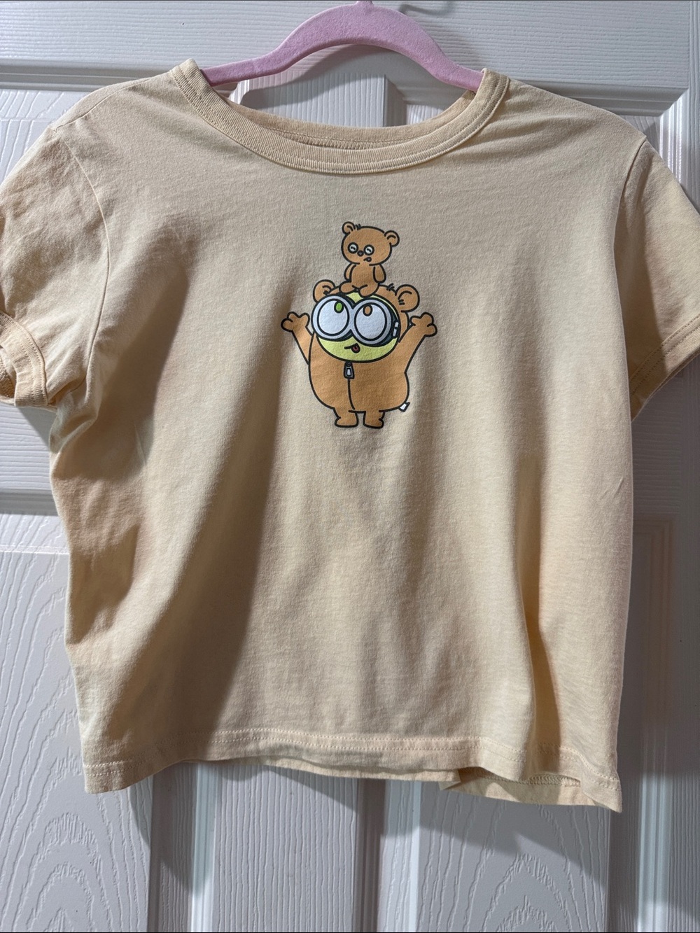 Illumination presents Minions Junior Cute Crop Top